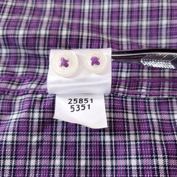 Southern Tide Mens Size XXL Classic Fit Purple Long Sleeve Button Down Shirt - Picture 10 of 12